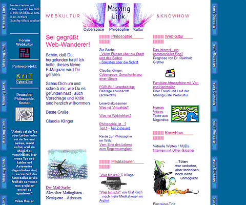 Missing Link Cyberzine 1996/97